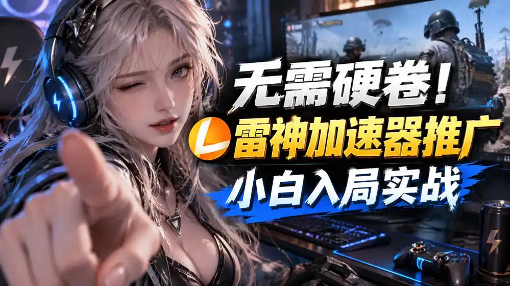 无需硬卷!雷神加速器推广,小白入局实战一天也能几十r 无需硬卷!雷神加速器推广,小白入局实战一天也能几十r