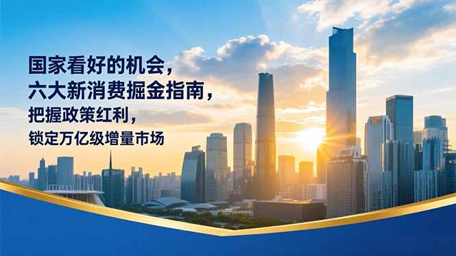 某付费文章：国家看好的机会，六大新消费掘金指南，把握政策红利，锁定万亿级增量市场-百创网