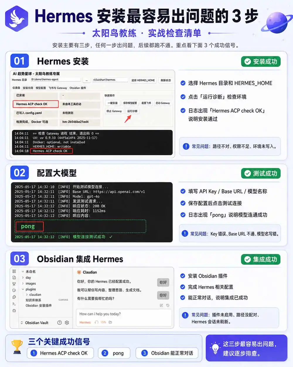 Hermes+Obsidian打造AI内容系统SOP;工具只是入口系统才是复利,从安装配置到知识库管理完整教学 Hermes+Obsidian打造AI内容系统SOP;工具只是入口系统才是复利,从安装配置到知识库管理完整教学