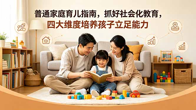 付费文章：普通家庭育儿指南，抓好社会化教育，四大维度培养孩子立足能力-百盟网