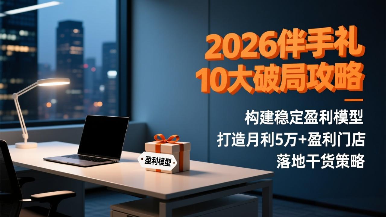 2026伴手礼10大破局攻略：构建稳定盈利模型，打造月利5万+盈利门店，落地干货策略-百创网