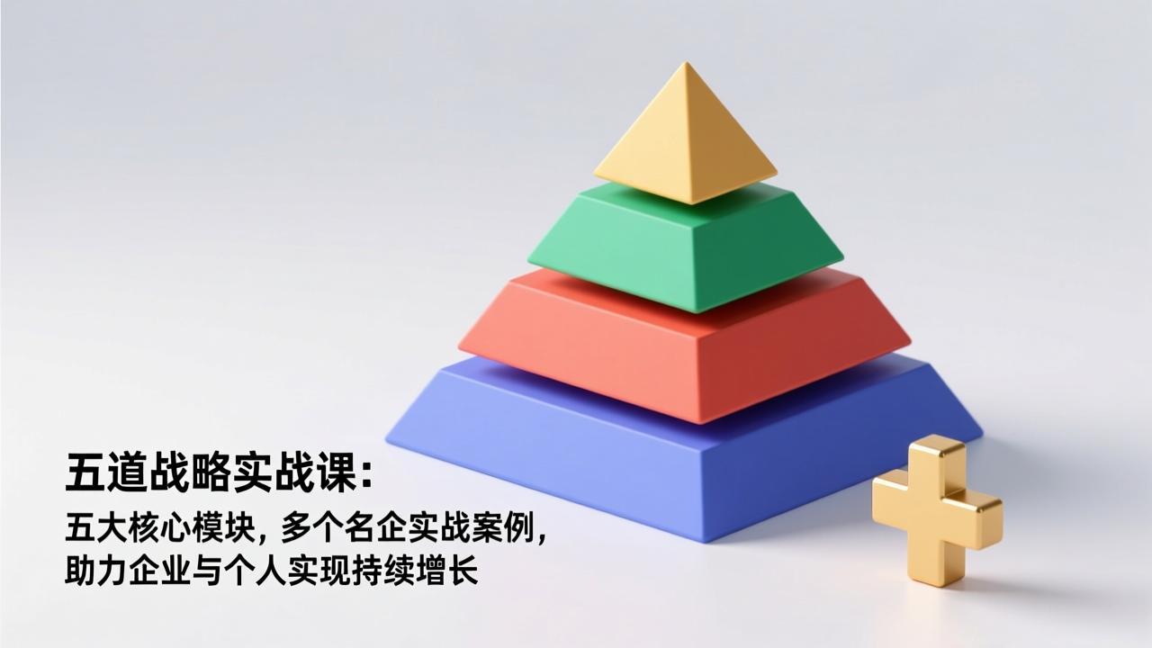 五道战略实战课：五大核心模块，多个名企实战案例，助力企业与个人实现持续增长-百创网