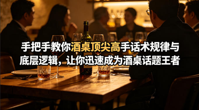 付费文章：手把手教你酒桌顶尖高手话术规律与底层逻辑，让你迅速成为酒桌话题王者(二十年全网独家经验分享)-百盟网