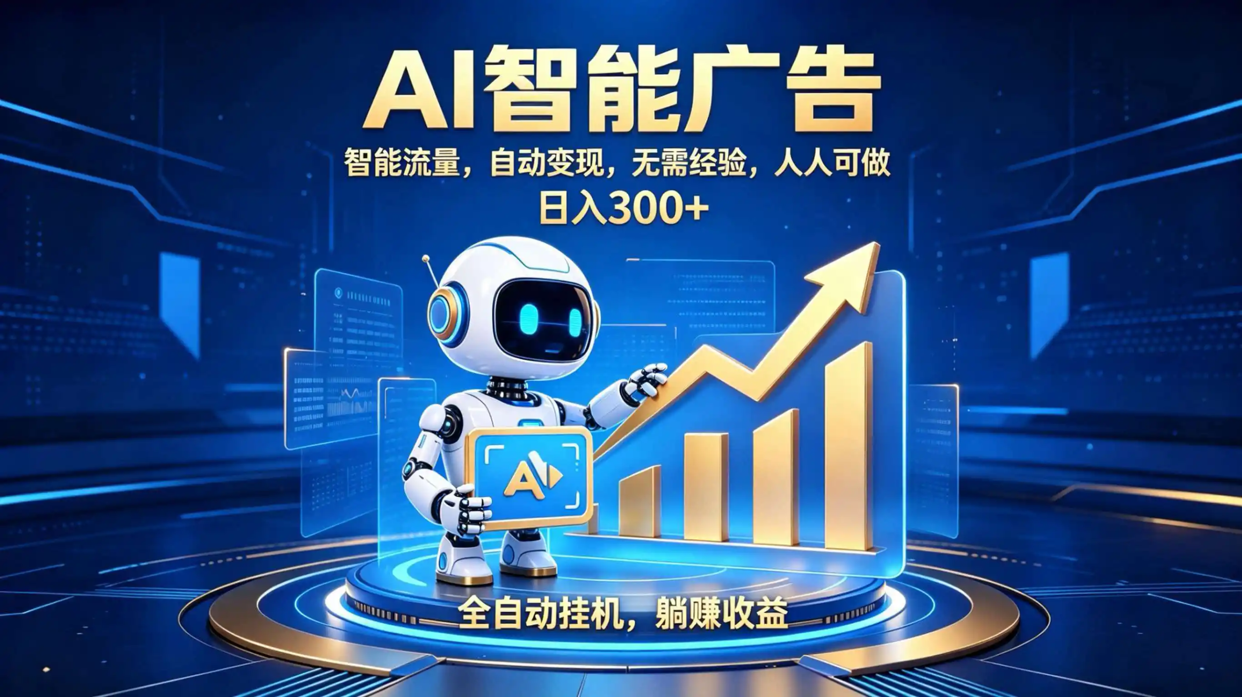 轻资产新赛道，全自动AI广告，打造持续收益-百盟网