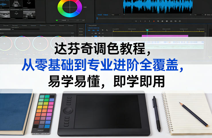 达芬奇调色教程，从零基础到专业进阶全覆盖，易学易懂，即学即用-百盟网