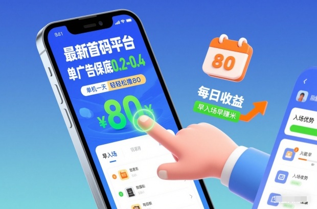 最新首码平台，单广告保底0.2-0.4，单机一天轻松撸80，早入场早賺米【揭秘】-百创网