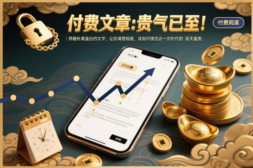 付费文章：贵气已至！用最朴素直白的文字，让你清楚知道，该如何接住这一次时代的泼天富贵-百创网