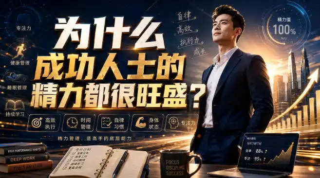 付费文章：为什么成功人士的精力都很旺盛？-百盟网