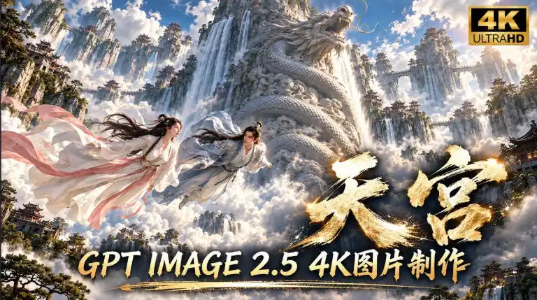 GPT Image 2.5实测!4K到底多清楚?皮肤、手指、修图与天宫场景全面测试 GPT Image 2.5实测!4K到底多清楚?皮肤、手指、修图与天宫场景全面测试