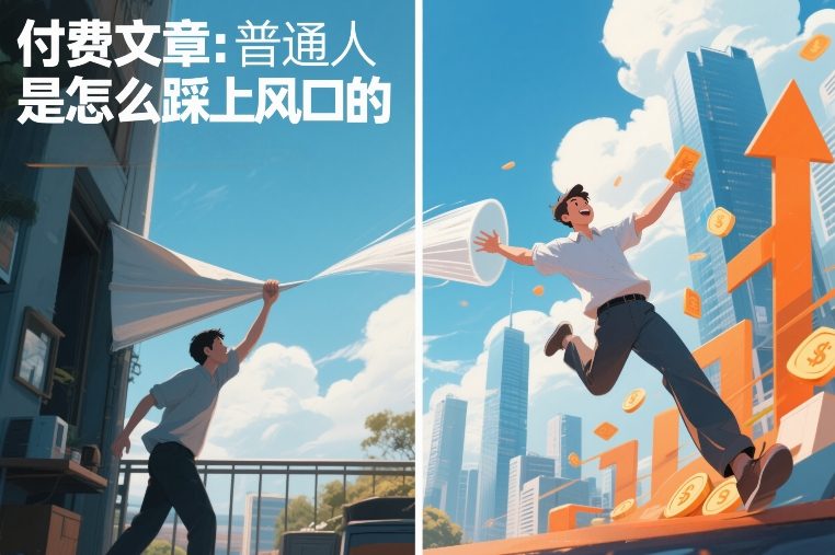 付费文章：普通人是怎么踩上风口的-百创网