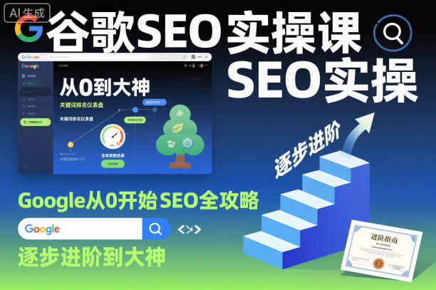 谷歌SEO实操课，Google从0开始SEO全攻略，逐步进阶到大神(更新26年)-百盟网