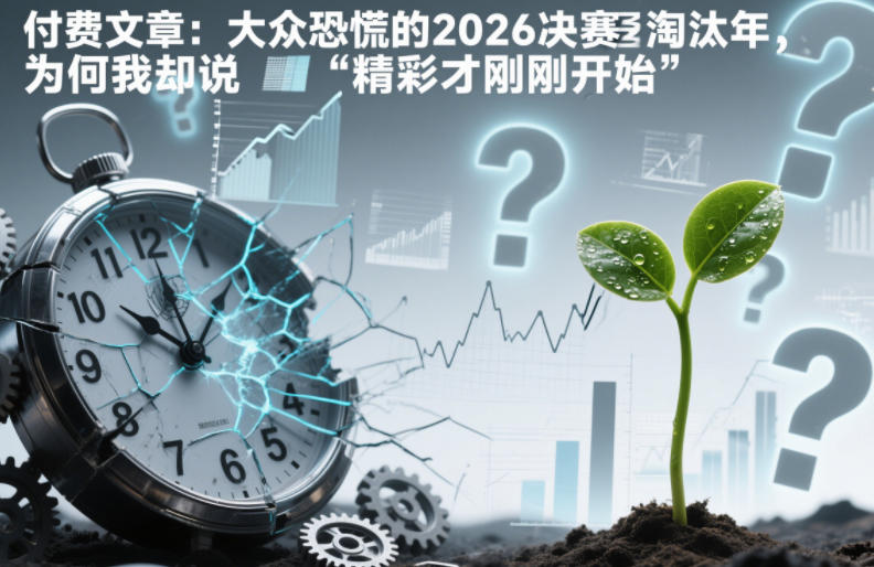 付费文章：大众恐慌的2026决赛淘汰年，为何我却说“精彩才刚刚开始”？-百创网