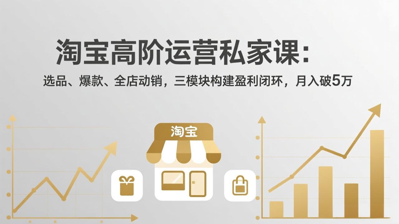 淘宝高阶运营私家课(更新26年4月-百盟网