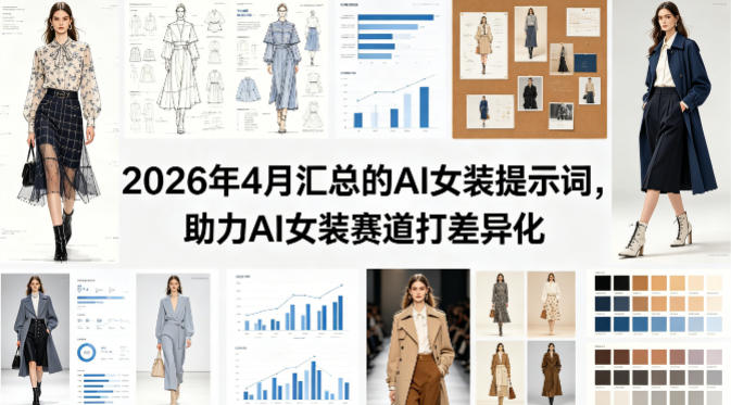2026年4月汇总的AI女装提示词，助力AI女装赛道打差异化-百盟网