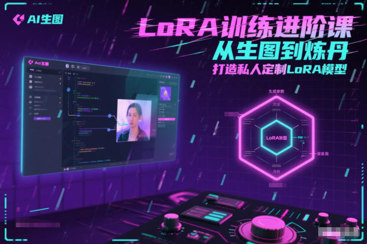 LoRA训练进阶课，从生图到炼丹，打造私人定制LoRA模型-百创网