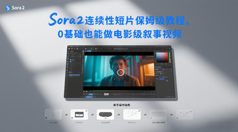 Sora2连续性短片保姆级教程，0基础也能做电影级叙事视频-百创网