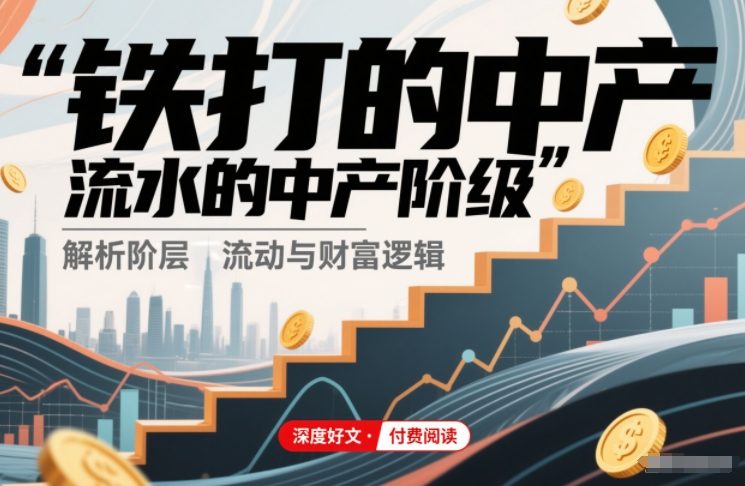 付费文章:铁打的中产,流水的中产阶级-百创网