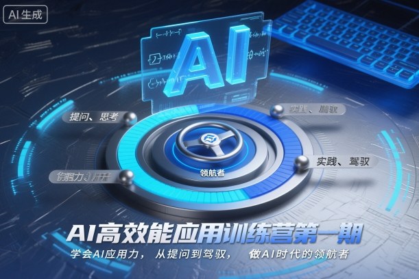 AI高效能应用训练营第一期，学会AI应用力，从提问到驾驭，做AI时代的领航者(更新)-百创网