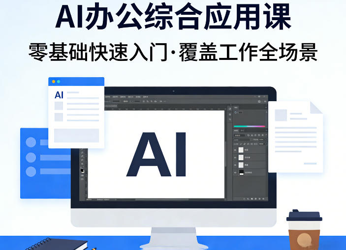 AI办公综合应用课，零基础快速入门，覆盖了工作中各种应用场景-百盟网