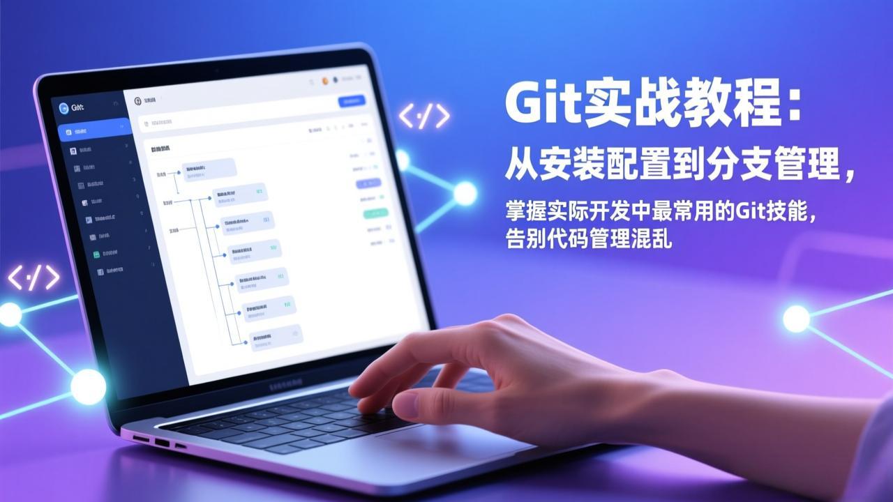 Git实战教程：从安装配置到分支管理，掌握实际开发中最常用的Git技能，告别代码管理混乱-百盟网