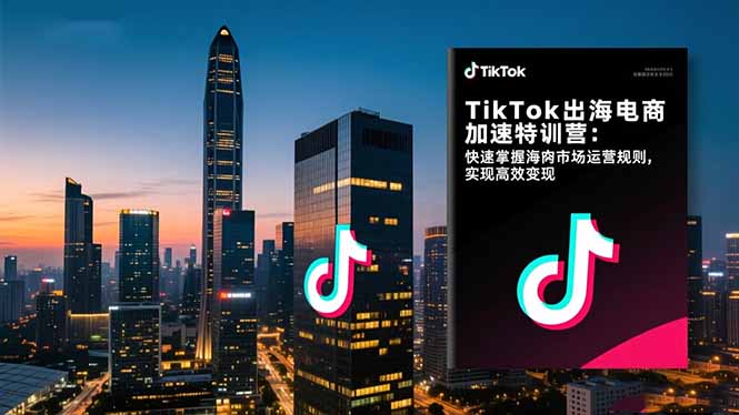 TikTok出海电商加速特训营-更新：快速掌握海外市场运营规则，实现高效变现-百盟网