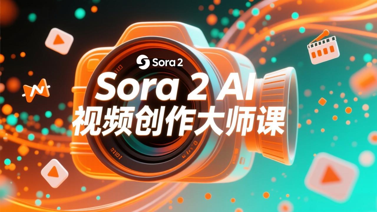 如何利用Sora 2创建流行AI人工智能视频大师班教程：掌握创作全流程，产出百万播放内容-百创网
