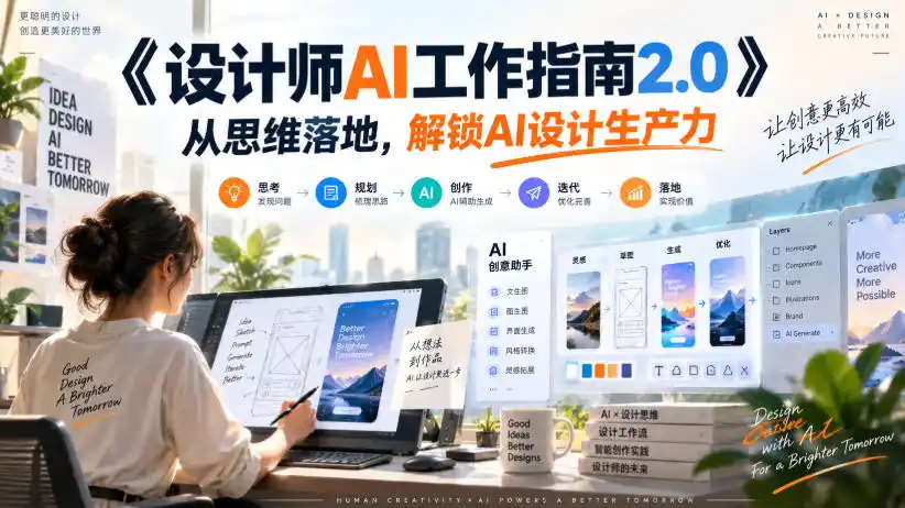 《设计师AI工作指南2.0》从思维落地-无水印,解锁AI设计生产力-百盟网