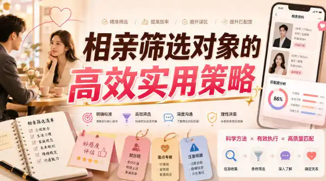 付费文章：相亲筛选对象的高效实用策略-百盟网