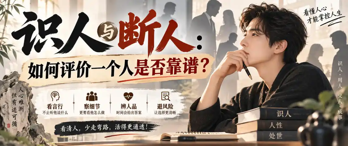 付费文章：识人与断人：如何评价一个人是否靠谱？-百盟网